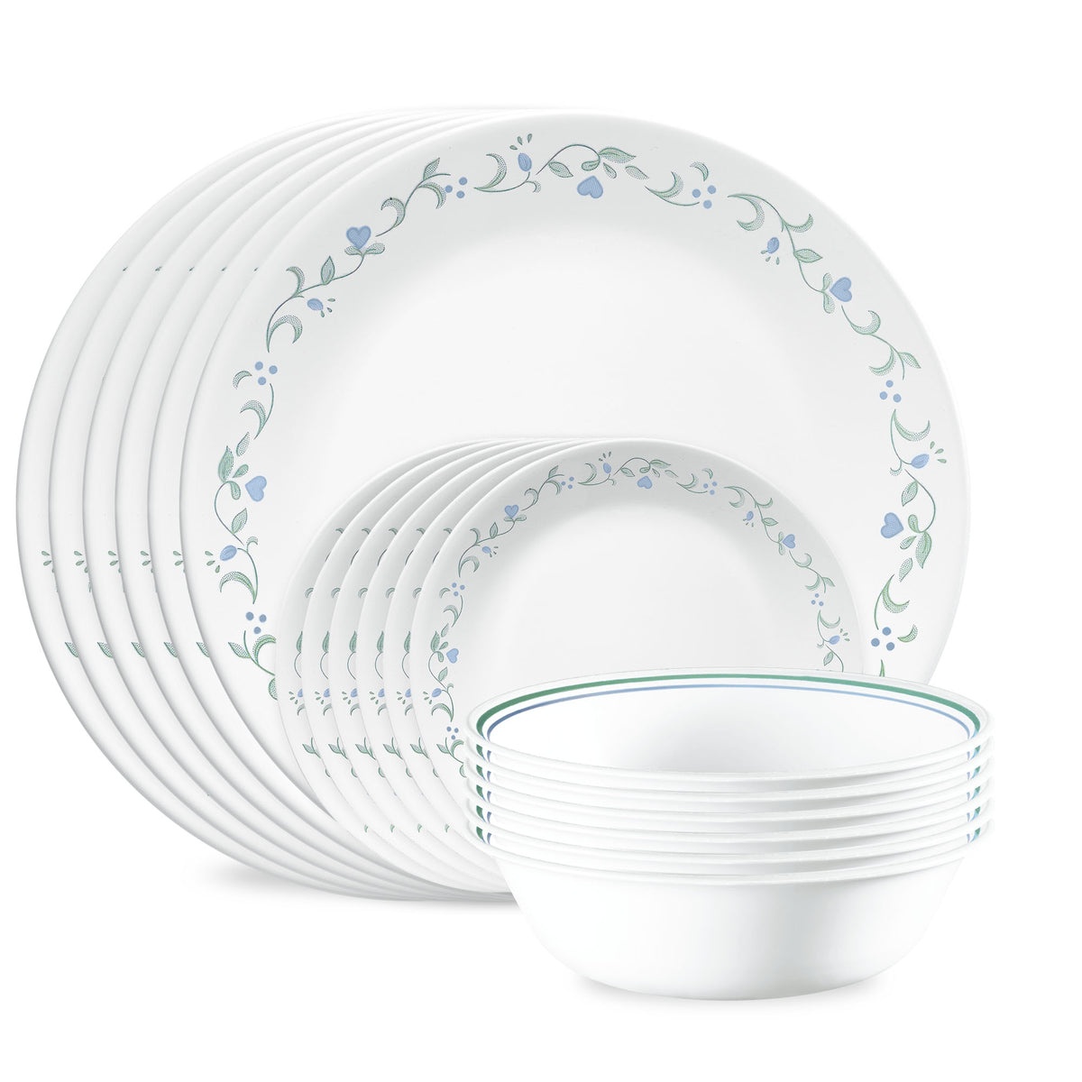 Corelle® Country Cottage 18-piece Dinnerware Set, Service for 6