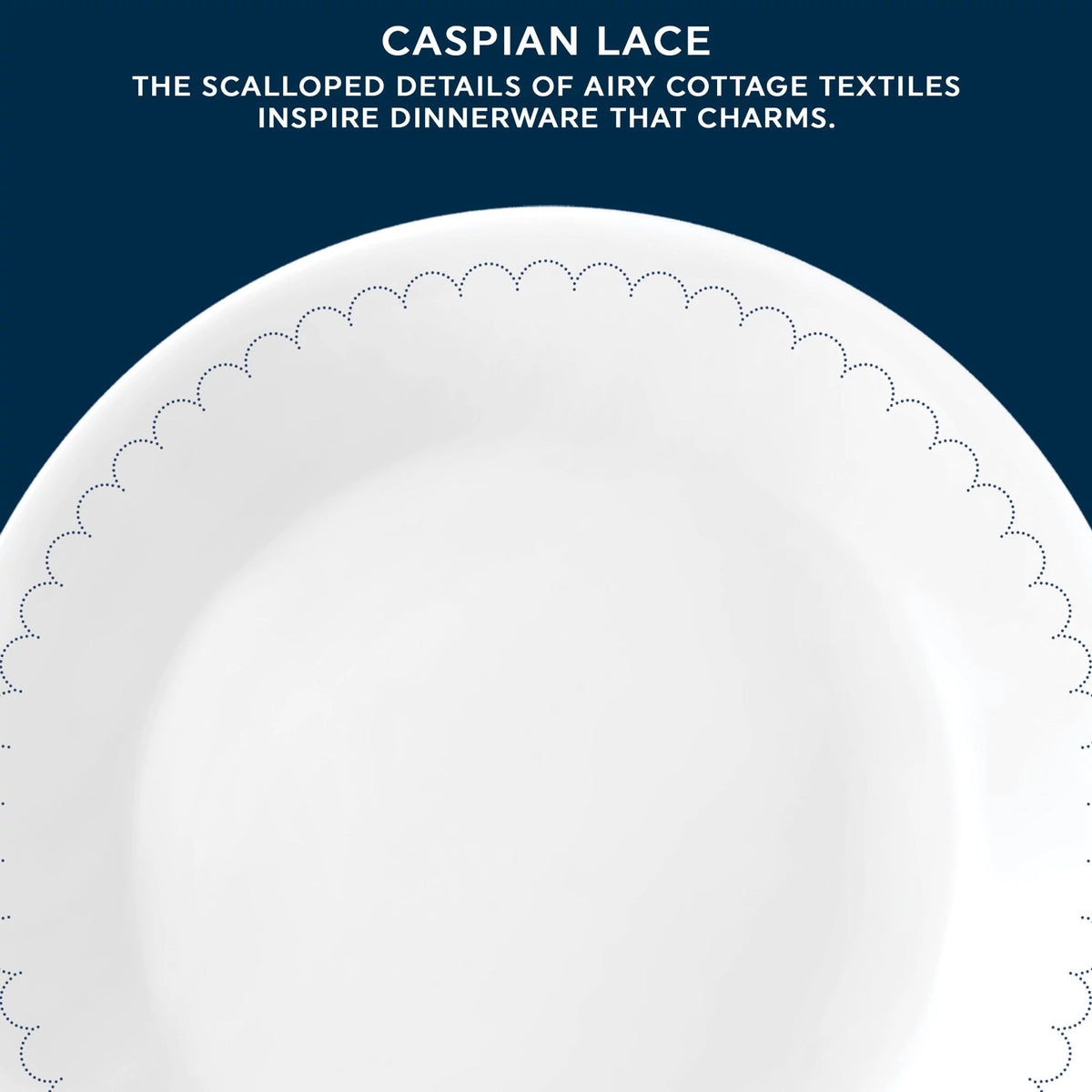 Corelle® Caspian Lace 6.75" Appetizer Plate - Image 4