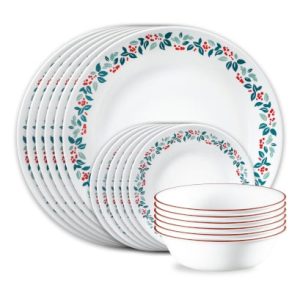 Corelle® Winter Berries 18-piece Dinnerware Set, Service for 6