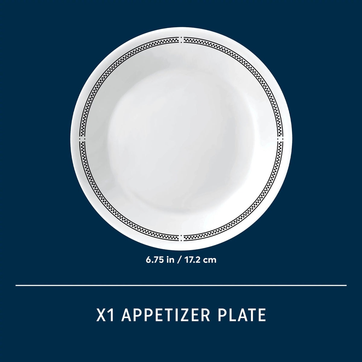 Corelle® Brasserie 6.75" Appetizer Plate, 6-pack - Image 6